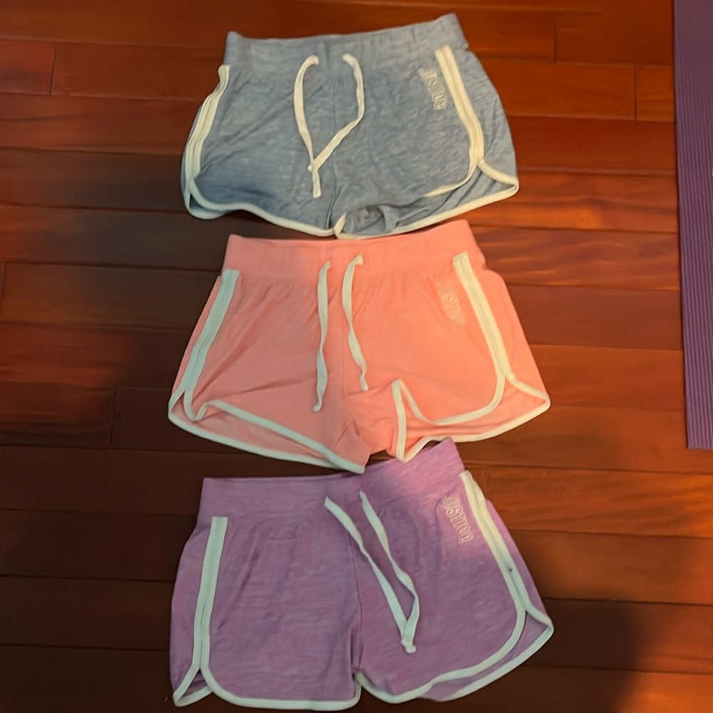 Hardly worn girls 12 justice shorts.